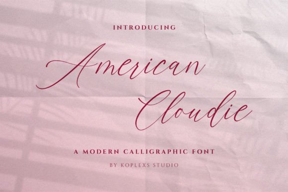 American Cloudie: A Script Font That Brings Campaign Visuals to Life
