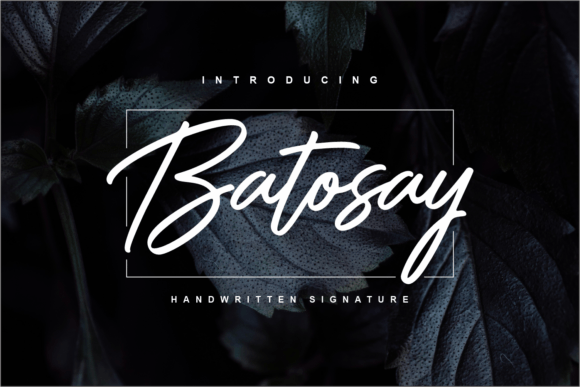 Batosay: The Handwritten Font That Elevates Brand Storytelling