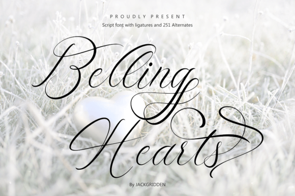 Bellinghearts: A Script Font for Thoughtful Editorial Design