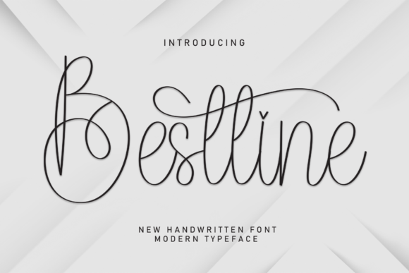 Bestline: A Handwritten Font for Crafters and Makers