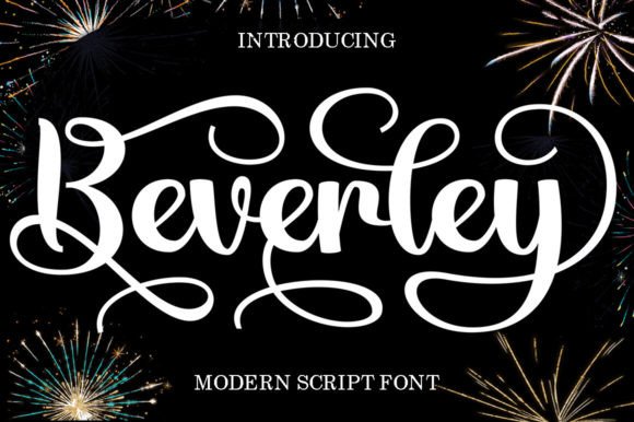 Beverley Font: A Handwritten Typeface for Crafters and Makers