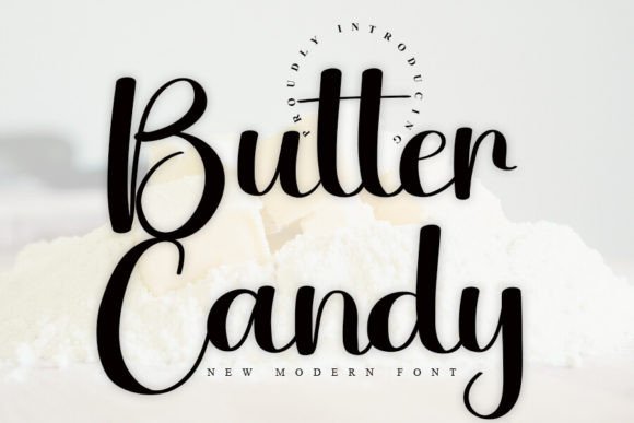 Butter Candy: A Script Font for Refined Web Design