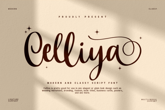 Celliya Script Font: Elevate Your Campaign Visuals