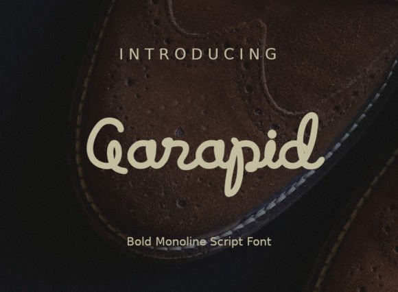 Garapid: A Casual Script Font for Scroll-Stopping Visuals