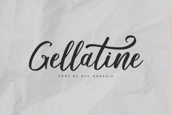 Gellatine: Elegant Script Font for Brand Identity