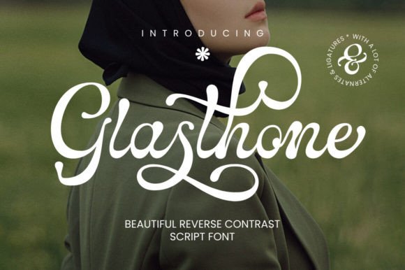 Glasthone: A Handcrafted Brush Font for Bold Digital Storytelling