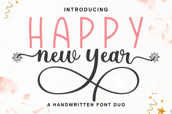 Happy New Year Duo: A Script Font Built for Real Design Work