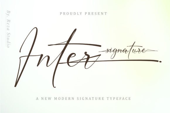 Inter Signature: A Calligraphy Font That Built My Brand Identity