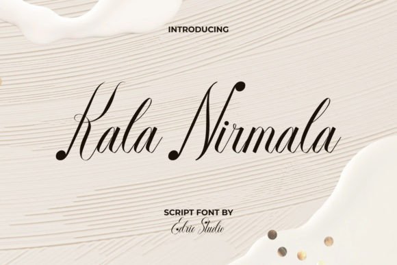 Kala Nirmala: The Script Font That Transforms Handmade Product Design