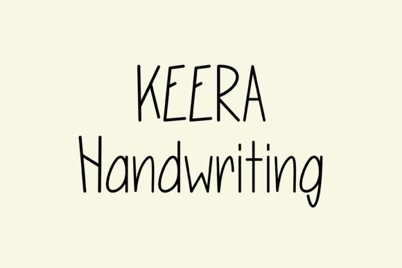Keera: A Whimsical Handwritten Font for Your Brand