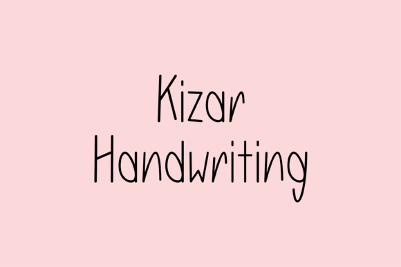 Kizar: A Friendly Handwritten Font for Small Business Branding
