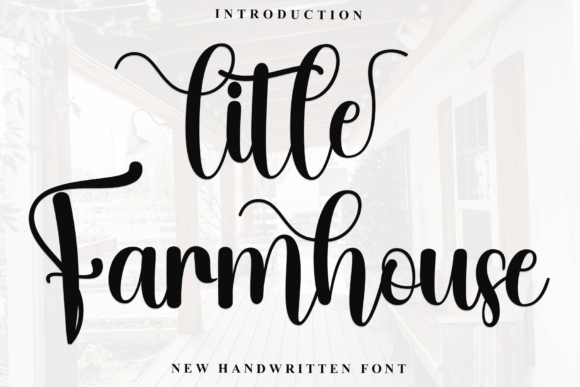 Litle Farmhouse: A Refined Handwritten Font for Modern Branding