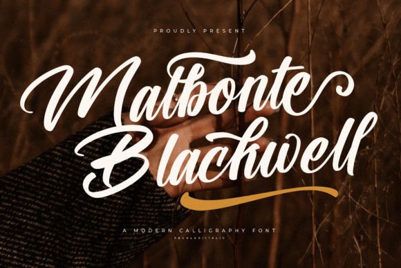 Malbonte Blackwell: A Handwritten Font That Brings Warmth to Editorial Design