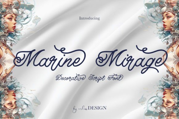 Marine Mirage: A Handwritten Font That Commands Attention
