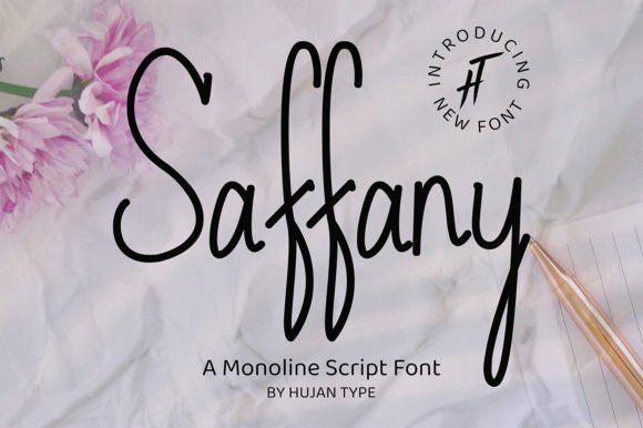 Saffany Review: A Designer's Take on This Premium Script Font