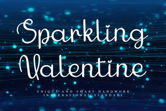 Sparkling Valentine: A Script Typeface for Elegant Brand Projects