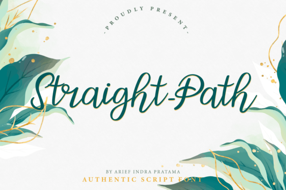 Straight Path: A Script Font That Elevates Digital Campaigns