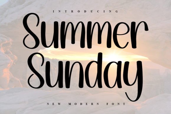 Summer Sunday Review: A Script Font That Lifts Campaign Design