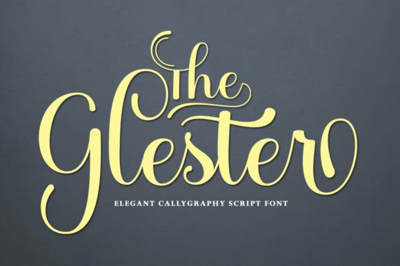 The Glester Font: A Calligraphic Script Typeface for Brand Design