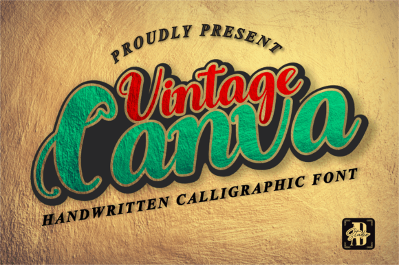 Vintage Canva: A Bold Handwritten Font That Gives Your Small Business Brand a Distinct Voice
