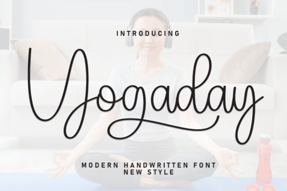 Yogaday: A Script Font for Modern Marketing Visuals